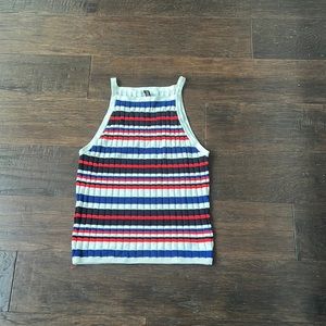 H&M striped tank top in size XS